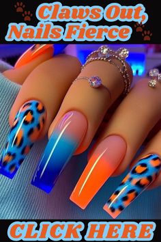 Unleash your inner wild side with these fierce and fashionable animal print nail designs. Think zebra stripes, leopard spots, and snakeskin chic for a look that roars.nailart,nails,naildesigns,nailinspo,manicure,beauty,fashion,style,gelnails ,acrylic nails,nailartdesigns,geometricnails,floralnails,frenchmanicure,ombrénails ,marblenails,summer nails,winternails,holidaynails,weddingnails,valentinesnails ,rednails,pinknails,bluenails,nudenails,blacknails,springnails New Nail Designs 2024 Summer, Mixed Animal Print Nails, 70s Inspired Nails Acrylic, Neon Cheetah Print Nails, Cartoon Nails Art, Fashion Nails Classy, Vegas Themed Nails, New Nail Trends 2024 Summer, Neon Animal Print Nails