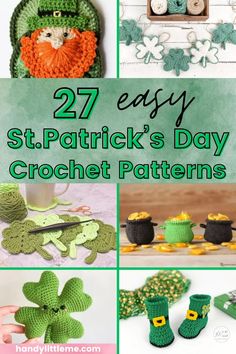 st patrick's day crochet patterns for st patrick's day crafts