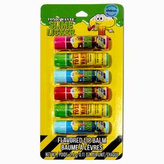 Toxic Waste® Slime Licker Claire's Exclusive Flavored Lip Balm Set - 6 Pack Slime Licker, Slime Crunchy, Toxic Waste, Candy Lips, Lip Balm Collection, Flavored Lip Gloss, Lip Balm Set, Flavored Lip Balm, Lip Smackers