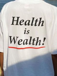 Health Is Wealth T Shirt Easy 30 day return policy Night Run, Young T, Health Is Wealth, Parks And Recreation, 로고 디자인, 2024 Vision Board, 2024 Vision, Long Sleeve Sweatshirts, Mood Boards