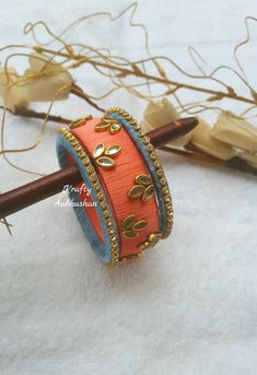 Pastel Bangles, Aari Bangles, Diy Bangles, Silk Thread Earrings Designs, Fancy Bangles, Silk Bangles