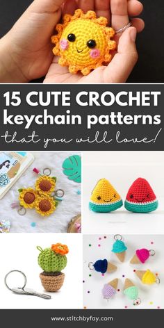 crochet keychain patterns that you'll have to try this year