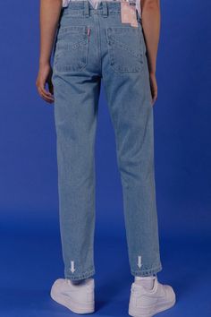 Minimal Pants, Comfy Jeans Outfit, Ader Error, Denim Ideas, Painted Denim, Jeans Diy, Suit Accessories, Pants Design, Fashion Editorial