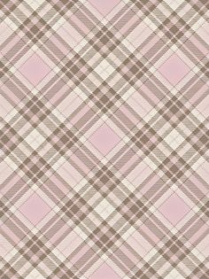 a pink and brown plaid pattern