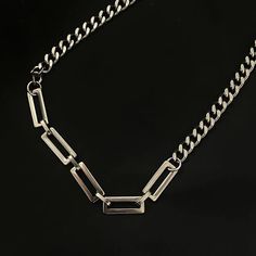 Type: AccessoriesMaterial: Titanium steelNecklacelength: 45 cm ( 17.7 inches )Extension chain: 4cm ( 1.6 inches ) Chain Necklaces, Steel Necklace, Metal Chain, Silver Necklaces, Chains Necklace, 6 Inches, For Everyone, Necklace Lengths, Diamond Necklace