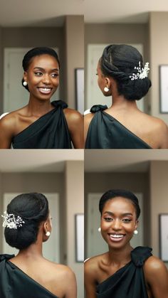 See 31 gorgeous wedding hairstyles that perfectly showcase your naturally curly or textured hair! From elegant updos to stunning braids, we've got the perfect style for every bride who wants to feel confident and stunning on her big day. Say 'I do' to these beautiful looks and create lifelong memories that reflect your unique sense of style and beauty. Elegant Braid Updo For Black Women, Afro Hair Bridal Hairstyles, 4c Hair Formal Hairstyles, Bridal Hairstyles For Natural Black Hair, Short Natural Hairstyles For Black Women 4c Hair Wedding, Natural Hair Styles Bridal, African Wedding Hairstyles Braids, Wedding Hair 4c, Wedding 4c Hairstyles