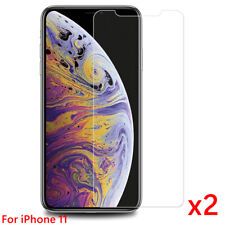 an iphone xr screen protector is shown with the front and back glass on it