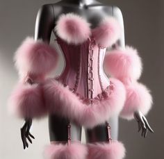 Surreal Fashion, Striper Outfits, Drag Queen Outfits, Fest Outfits, Burlesque Costume, Catty Noir, Concept Clothing, Pink Fur