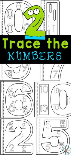 trace the numbers for kids to color and practice number recognition with this free printable worksheet