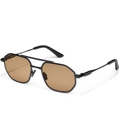 Quay Australia Men's En Route 44mm Round Sunglasses | Dillard's Rimless Polarized Aviator Sunglasses For Outdoor, Rimless Aviator Sunglasses With Polarized Lenses For Outdoor, Outdoor Rimless Aviator Sunglasses With Polarized Lenses, Rimless Aviator Sunglasses With Tinted Lenses For Outdoor, Modern Rimless Aviator Sunglasses For Outdoor, Matte Black Square Frame Metal Sunglasses, Matte Black Metal Frame Square Sunglasses, Matte Black Polarized Square Frame Aviator Sunglasses, Wayfarer Metal Frame Sunglasses For Outdoors