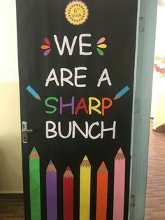 we are a sharp bunch classroom door decoration