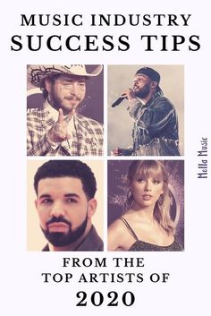 the cover of music industry success tips from the top artists of 2020, including musicians