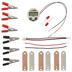 PRICES MAY VARY. The kit includes a digital clock, zinc and copper tape, and multiple wires. Only three potatoes are needed to create a working clock. No battery is needed. First, knead the fruit to make it looser to make the water flow faster, insert the two electrodes, connect the wires, and install a diode or electronic clock on them. Used in intellectual development, hands-on brain, interest training, communication, interactive etc. Apples, oranges, pineapples, potatoes, etc. can be made int Battery Spoon Coin Experiment, Experiment Science, Science Kits For Kids, Copper Tape, Intellectual Development, Primary Science, Digital Clock, Primary Students, Science Experiment