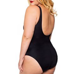 Achieve a Sleek Silhouette with the InstantFigure Plus-Size Wrap-Style One-Piece Swimsuit Step into confidence and elegance with this compression swimsuit. This essential swimsuit is designed to offer a sleek, slimming silhouette with its classic wrap front and stylish features. Perfect for poolside lounging, beach adventures, or swimming events, this swimsuit combines a flattering fit with ultimate comfort, making it a favorite for plus-size women seeking both style and functionality. Raleigh C Full Coverage Swimsuit Bottoms, Preppy Swimsuit, Black 4-way Stretch Elastane Swimwear, Black Swimwear With Built-in Bra And 4-way Stretch, Black V-neck One Piece For Poolside, Black Moisture-wicking Elastane Swimwear, Stretch V-neck One Piece Beachwear, Full Coverage Swimsuit, Bleach Product