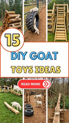 the top ten diy goat toys ideas for kids to play with in their yard