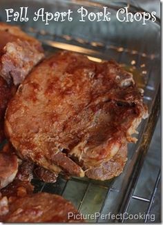 Pork Chop Recipes Crockpot, Bbq Pork Chops, Tender Pork Chops, Easy Pork Chops, Pork Chop Recipes Baked, Honey Bbq Sauce, Pork Chop Dinner, Pork Dinner, Tenderloin Recipes