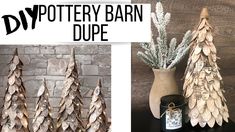 Diy Pottery Barn Christmas Decor, Diy Birch Tree Decor Christmas, Pottery Barn Christmas 2022, Pottery Barn Christmas 2023, Diy Birch Tree Decor, Birch Tree Christmas Decor, Pottery Barn Tree, Christmas Birch Tree, Christmas Tree Pottery