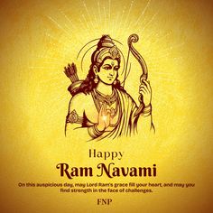 happy ram navami greeting card with lord saradeva on the occasion of diwaling