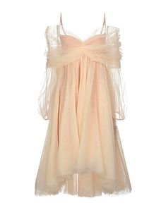 ANIYE BY Short Dress - Women ANIYE BY Short Dresses online on YOOX United States - 15086783EU Dance Dress Women, Short Dresses Y2k, Hoco Dress Medium Length, Fairy Hoco Dresses, Sheer Sleeves Dress, Short Greek Goddess Dress, Layered Homecoming Dresses, Ethereal Hoco Dress, Casual Quinceanera Outfits