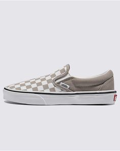 Classic Slip-On Checkerboard Shoe Cute Vans, White Shoe, Color Story, Color Stories, Vans Classic, Color Theory, White Shoes, Unique Colors, Slip On Shoes