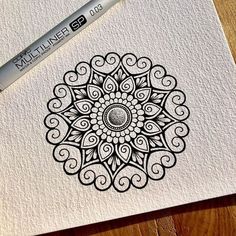 Mandala art ideas creative Easy Mandala Drawing For Beginners, Back Tattoos Women, Drawing Buddha, Beginner Mandala, Drawing Bookmark, Drawing Alphabet, Drawing Colourful, Tattoo Design Ideas For Women