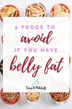 There are a lot of reasons people have belly fat. Avoid these foods to shed belly fat without dieting or counting calories. Counting Calories, Foods To Avoid, Calorie Counting, Belly Fat, Health