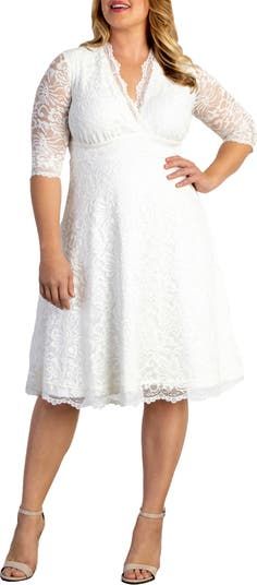 Frock Style, A Line Cocktail Dress, Review Dresses, Scalloped Lace, Elbow Length Sleeve, Plus Size Dress, Nordstrom Dresses, Fit Flare Dress, Fit & Flare