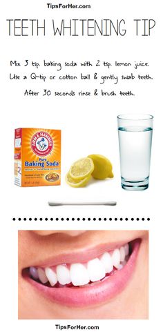 Teeth Whitening Tip Baking Soda Teeth Whitening, Tartar Teeth, Teeth Whitening Homemade, Teeth Whitening Remedies, Teeth Whitening Diy, Yellow Teeth, Acidic Foods, Dentist Office