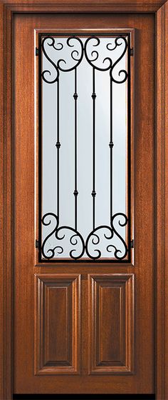 Purchase (P17662WV) Exterior door made by GlassCraft starting at $1548.0000 online. Customize the item within available options to meet your requirements and get the adjusted price real time or add the item to Quote for more customization. This item is available in Single Door door systems and is made of Wood (Mahogany) species. This Rustic-Old World door is an outstanding fit for your home. The estimated ship lead time is Slab Doors: 10 business days , Prehung: 2-3 weeks; Pre-finished:  add 1-2 Alder Doors, Mahogany Door, Slab Doors, Modern Exterior Doors, Single Door Design, Iron Straps, Wood Exterior, Wood Exterior Door, Mahogany Doors