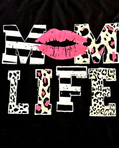 Mom Life T-Shirt Solid tee with chic fashion print Mom Life Animal Print and Lips design. This tee is very soft and comfortable for premium materials made. Short sleeves, crew neck Perfect to match with most pants, shirts or a skirt. Material: 95%Polyester+5%Spandex Imported Sports Team Apparel, Lips Design, Summer Clearance, Long Sleeve Outerwear, Lip Designs, Team Apparel, Chic Fashion, Thanksgiving Christmas, Country Girls