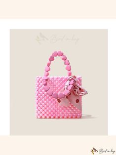 Sleek sellouts! 🤓. Order Bird in Bag - Hand-woven beaded bags female new love candy color handbag cell phone bag at $49.99 Pink Rectangular Bag For Valentine's Day, Heart-shaped Summer Bag For Gifts, Heart-shaped Summer Bags For Gifts, Heart-shaped Summer Gift Bags, Pink Handheld Phone Bag Gift, Pink Handheld Phone Bag For Gift, Candy Beads, Hand Beaded Bag, Photography Bags