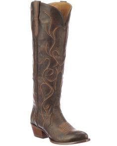 Lucchese Women's Peri Western Boots - Round Toe, Chocolate Western Boot Outfit, Shyanne Boots, Lucchese Boots, Womens Cowgirl Boots, Boot Barn, Ariat Boots, Roper Boots, Cowboy Boots Women, Kids Boots