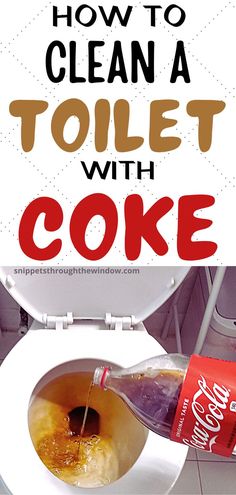 how to clean a toilet with coke