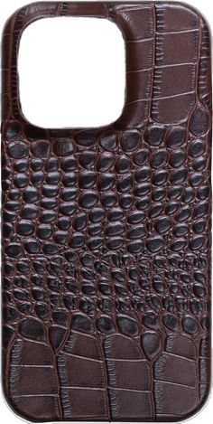 Luxury Leather Phone Accessories, Leather Rectangular Phone Case, Crocodile Leather, Leather Case, Iphone, Leather