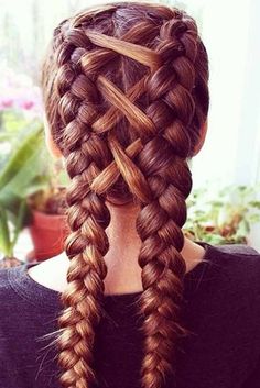 100+ Charming Braided Hairstyles Ideas For Medium Hair https://femaline.com/2017/04/16/100-charming-braided-hairstyles-ideas-for-medium-hair/ Braids Pictures, Easy Hairstyles For School, Cool Braids, Braid Hair, Hair Braids, Braid Hairstyles, Hairstyles For School, Gorgeous Hair