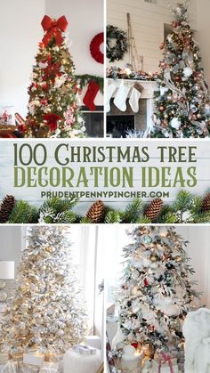 Rustic Christmas Tree Ideas, Dollar Store Christmas Diy, Best Christmas Tree Decorations, Christmas Tree Decoration Ideas, Tree Decoration Ideas, Best Christmas Tree, Gold Christmas Tree Decorations, Christmas Tree Decorating