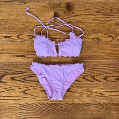 Lavender (True Color In First Picture) Size Medium Top & Bottoms Never Worn Trendy Purple Swimwear For Spring, Lavender Swimsuit, Picture Size, Picture Sizes, Mom And Baby, Halter Top, One Pic, True Colors, Color Purple