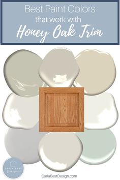 the best paint colors that work with honey oak trim