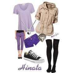 "Hinata, from Naruto" by blackrabbitmegapig on Polyvore Anime Bounding, Character Bounding, Naruto Fashion, Naruto Designs, Naruto Costumes, Naruto Hinata, Nerdy Outfits, Everyday Cosplay, Character Inspired Outfits