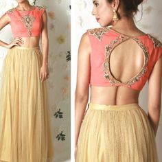 Crop top and lehenga !!! Golden lehenga paired up with Lehenga Golden, Crop Top And Lehenga, Top And Lehenga, Golden Lehenga, Lehenga Crop Top, Indian Skirt, Simple Lehenga, Choli Blouse