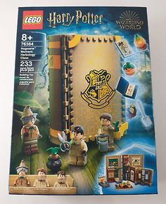 the lego harry potter book is open to reveal it's contents and features characters