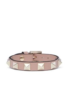 Find VALENTINO Rockstud Leather Bracelet on Editorialist. powder pink calf leather gold-tone Rockstud embellishment buckle fastening pre-drilled holes debossed internal logo Valentino Bracelet, Valentino Jewelry, Xoxo Jewelry, Spike Bracelet, Tom Ford Beauty, Black Orchid, Valentino Rockstud, Pink Bracelet, Powder Pink