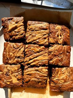 These Peanut Butter Banana Brownies are a dessert DREAM! Made with all gluten-free ingredients and zero refined sugar.