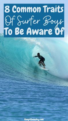 These common personality traits of surfer boys are so accurate. I seriously feel like every surfer guy I have ever met has had these traits. #surferboy #surfing #surferpersonality Surf Guy Aesthetic, Blonde Surfer Boy Aesthetic, Surfer Boy Aesthetic Outfit, Surfing Aesthetic Boy, Surfer Boys Style, Learning To Surf Aesthetic