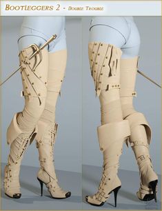 Modern pirate boots Steampunk Mode, Fantasy Shoes, Moda Steampunk, Mode Steampunk, Pretty Heels, Cosplay Inspiration, Mode Tips, High Heeled Boots, Heels Classy