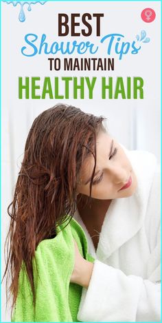 Bonus: Use a hair growth supplement with horsetail extract to promote hair growth. #haircare #hair #hairfall Shower Tips, Long Hair Tips, Maintaining Healthy Hair, Hair Healthy, Beauty Makeup Tips, Hair Breakage, Hair Fall, Long Straight Hair, Hair Stuff