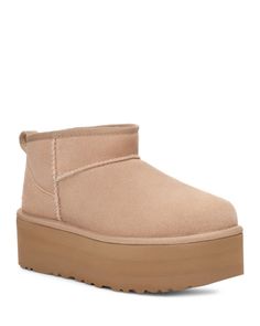 Ugg Women's Classic Ultra Mini Platform Boots Ultra Mini Platform Uggs, Mini Platform Uggs, Platform Uggs, Fancy Sandals, Platform Boots, Womens Uggs, All About Fashion, Ugg Boots, Shoe Boots