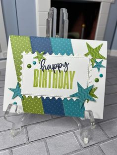 a birthday card is displayed on a facebook page