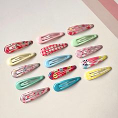 This listing is for a set of FOUR glossy paint snap clips. These snap clips measured at approximately 5cm long and 1.5cm wide at the widest point. If any questions please feel free to send me a convo/email. Please read policies before purchasing. Thank you for visiting my shop. Wish you have a wonderful day ☺ Good to Know: All of the items are crafted at a pet/smoke free home. If your purchasing a hair clip for a baby or small child, please do not leave them unattended when wearing them, as they may contain small parts that can pose a choking hazard. Hair Snap Clips, Glossy Paint, Toddler Hair Clips, Hair Clips Girls, Snap Clips, Toddler Hair, Girl Hair, Hair Pin, Barrettes