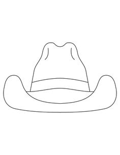 a drawing of a cowboy hat